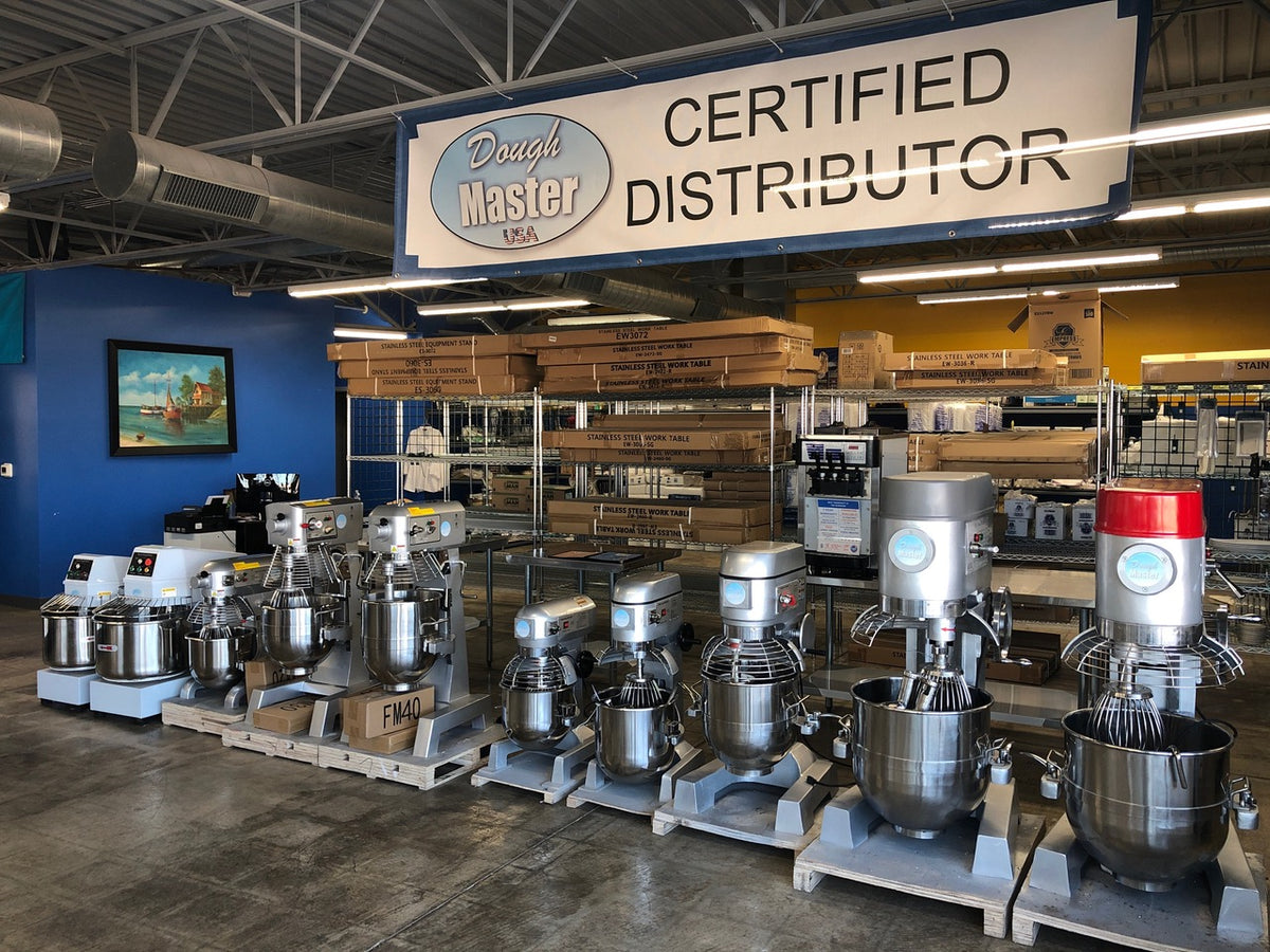 Certified distributor display of planetary mixers